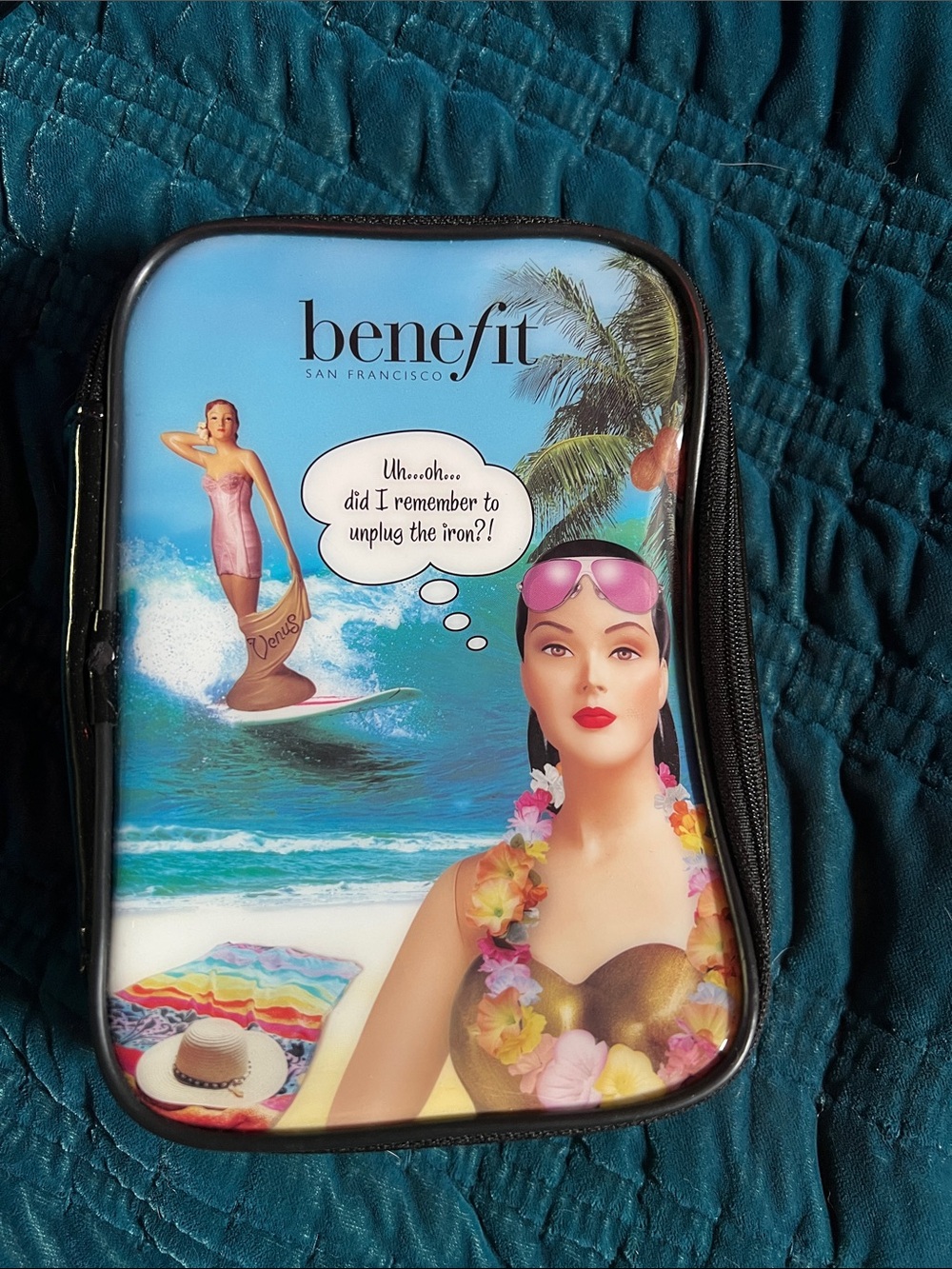 Benefit zipper makeup bag Hawaii